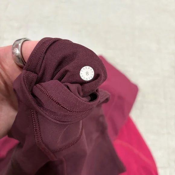 Lululemon Colour Me Ombre Tight 28” Dark Adobe Blush Berry Violet Red Size 8 - Picture 2 of 7